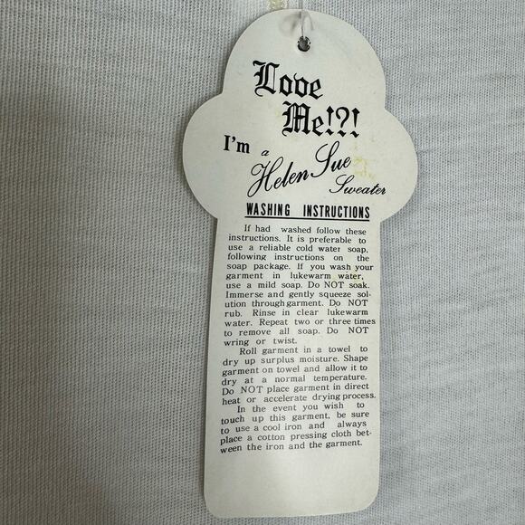 HELEN SUE 70s Vintage Nautical Collar Tie Neck Blouse Sleeveless Deadstock M - Picture 11 of 12